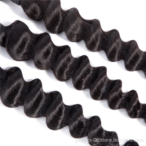 Wholesale Loose Deep 1pc Brazilian Hair Bundles 100% Virgin Human Hair Extensions